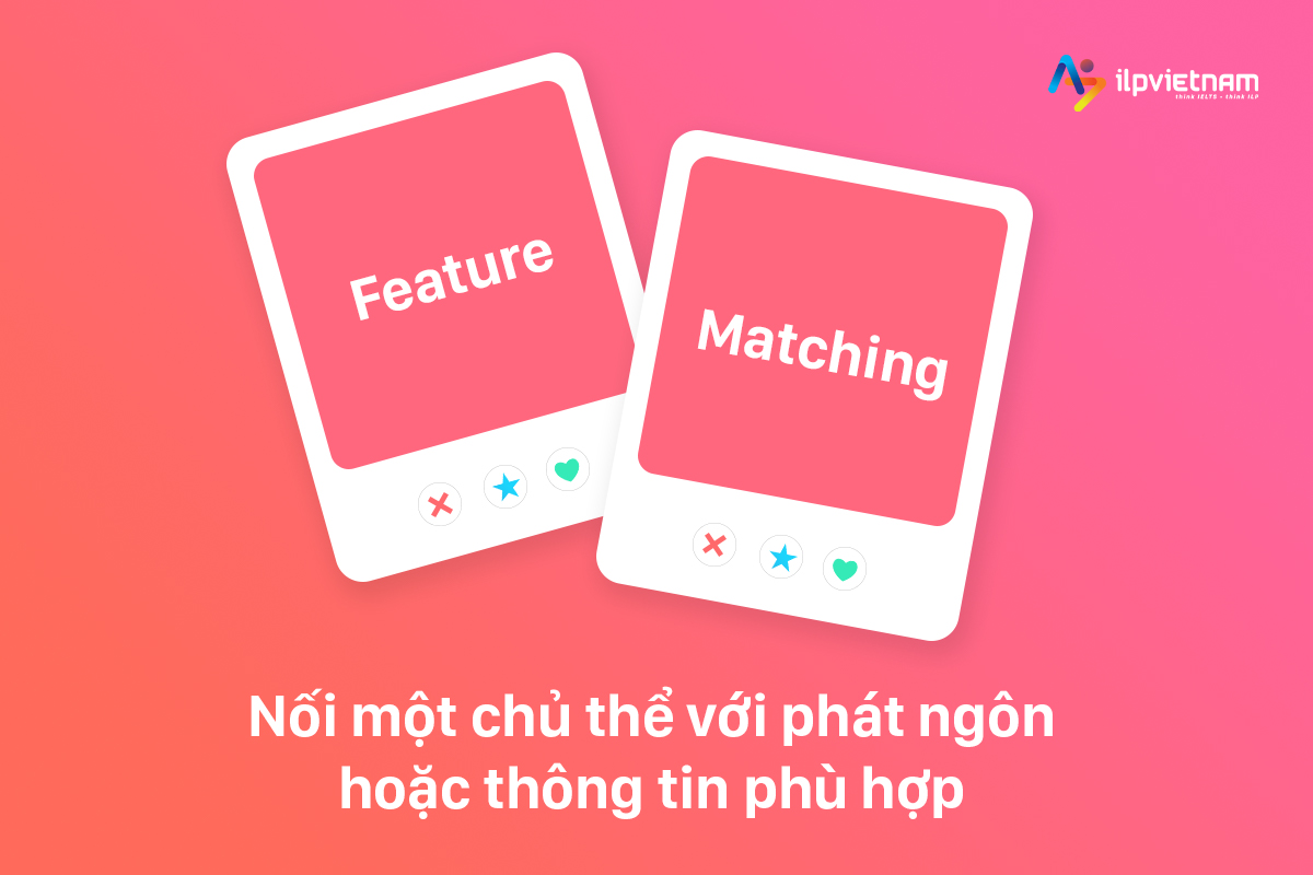 cách làm ielts reading dạng feature matching