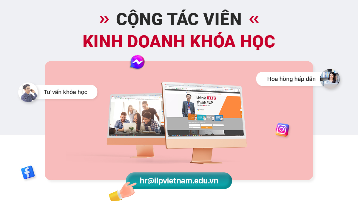 TUYỂN DỤNG CỘNG TÁC VIÊN TƯ VẤN KHÓA HỌC IELTS VÀ TOEIC