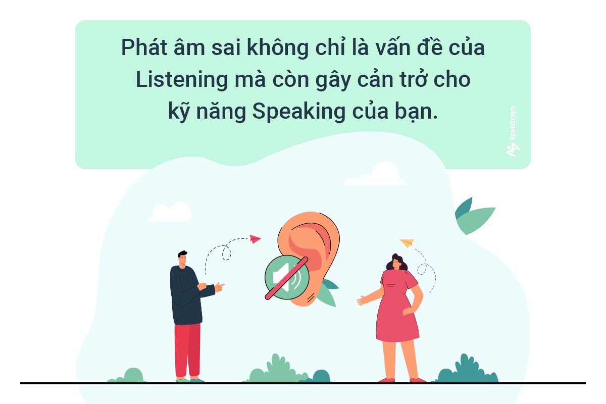 phát âm sai khi luyện nghe ielts