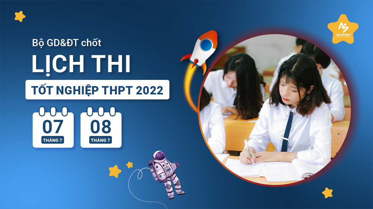 LỊCH THI TỐT NGHIỆP THPT QUỐC GIA 2022 – THÔNG TIN CHÍNH THỨC TỪ BỘ GD&ĐT