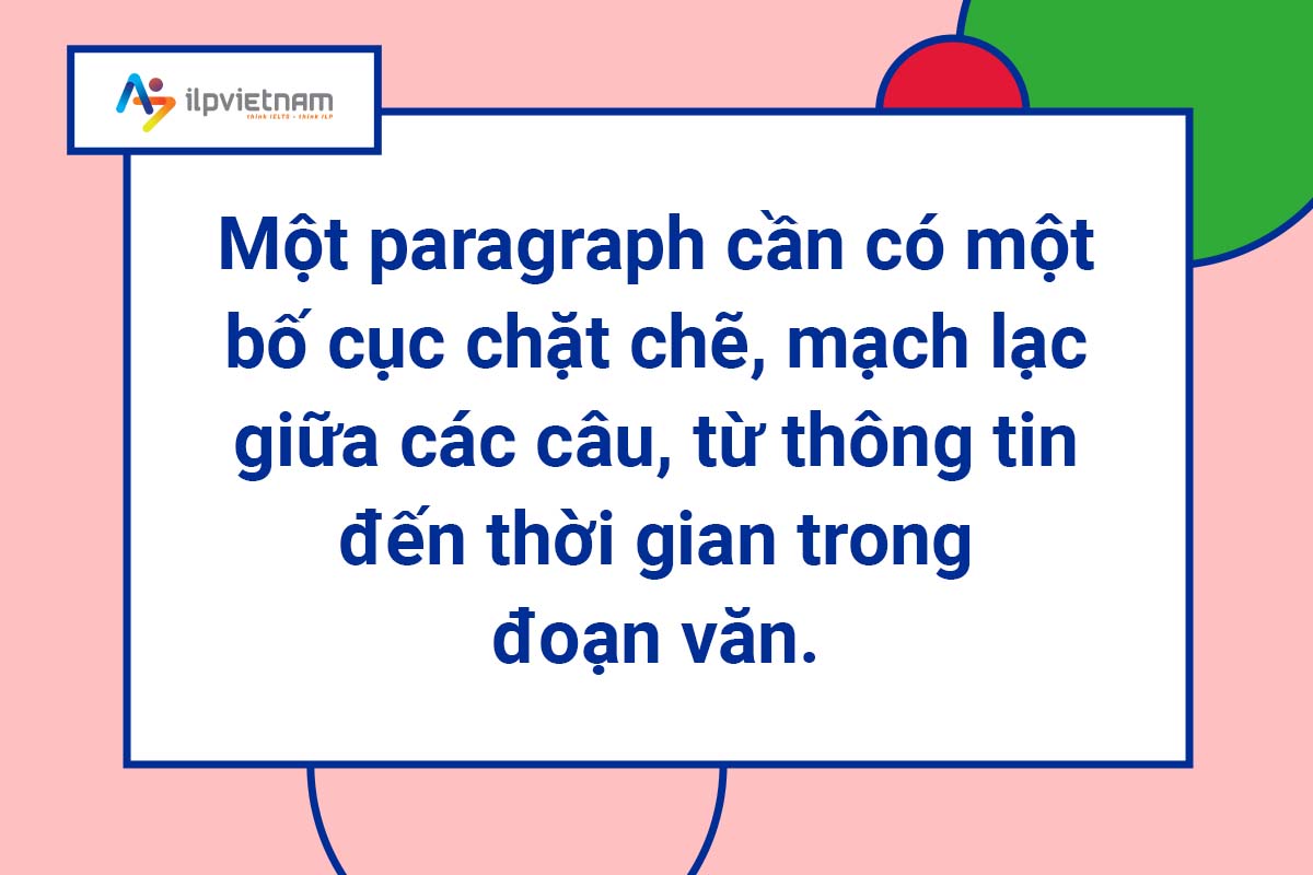 viết paragraph đạt tiêu chuẩn trong tiếng anh