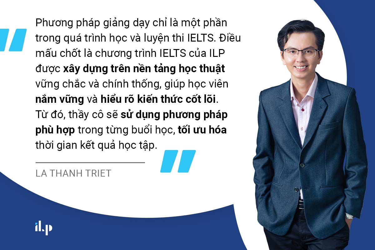 phương pháp giảng dạy tại ilp thầy triết new