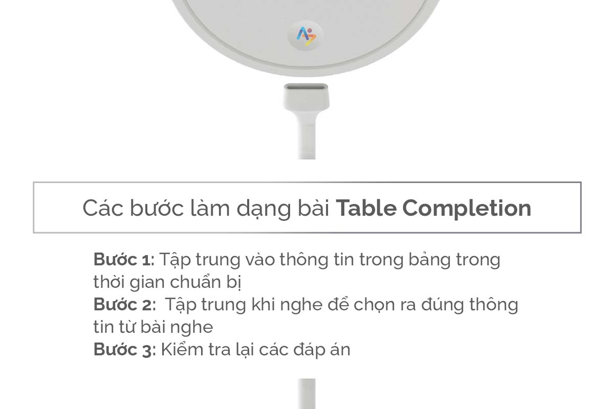 các bước làm dạng completion