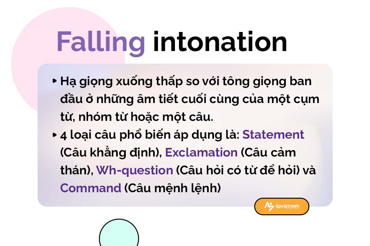 ngữ điệu trong tiếng anh - falling intonation