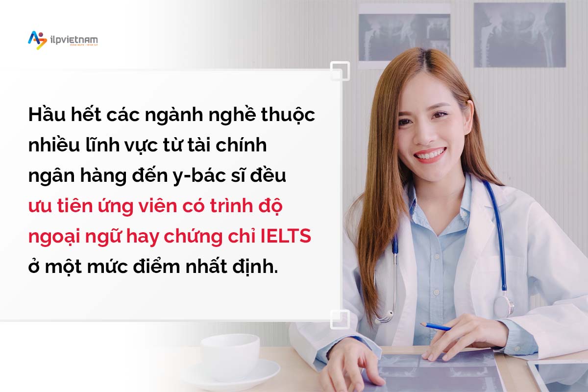 chứng chỉ ielts tăng cơ hội nghề nghiệp