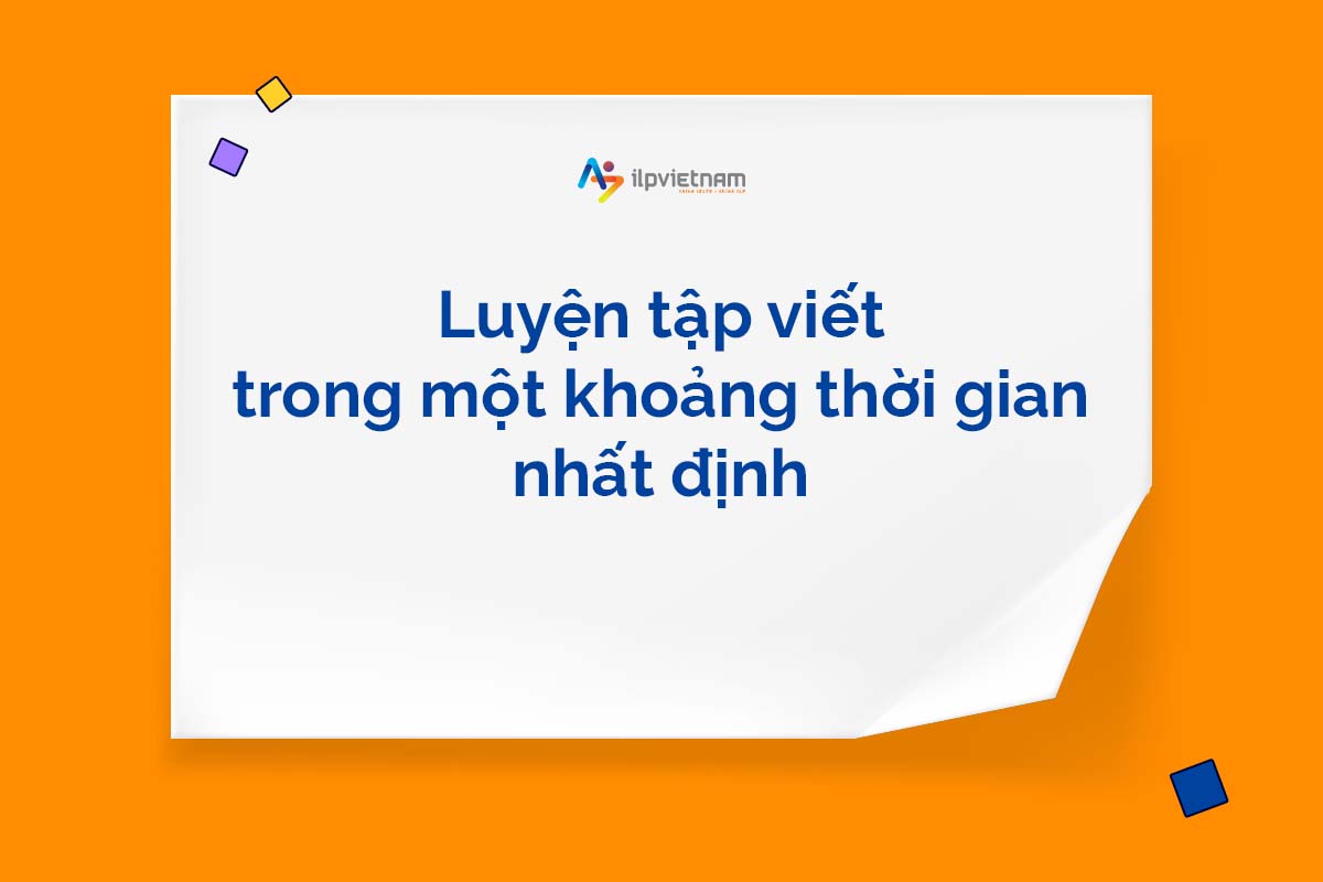 dùng writing sample để luyện viết