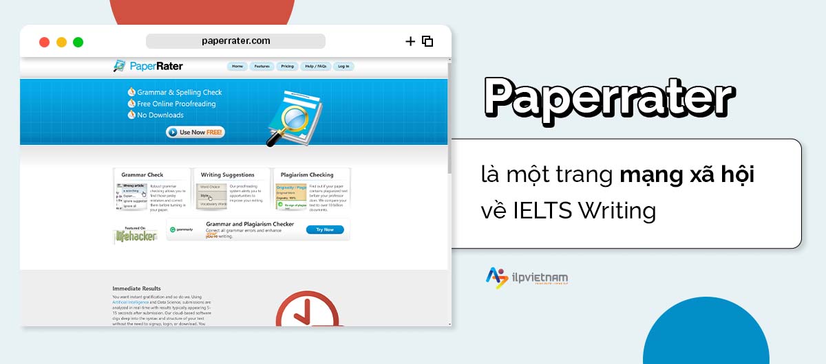 Paperrater - viết đoạn văn tiếng anh