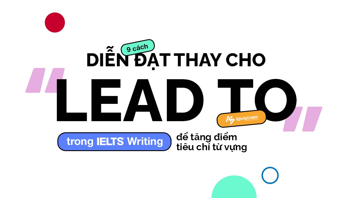 cách diễn đạt thay thế cho lead to ielts writing