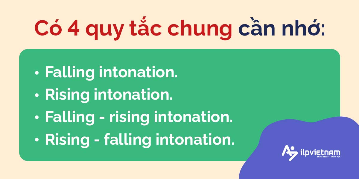 các quy tắc của intonation