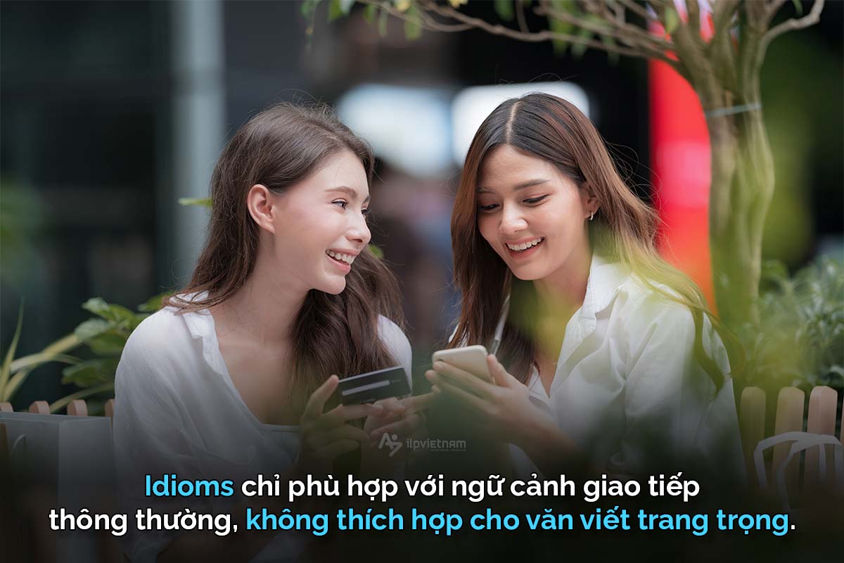 idiomatic expressions có dùng trong văn viết không