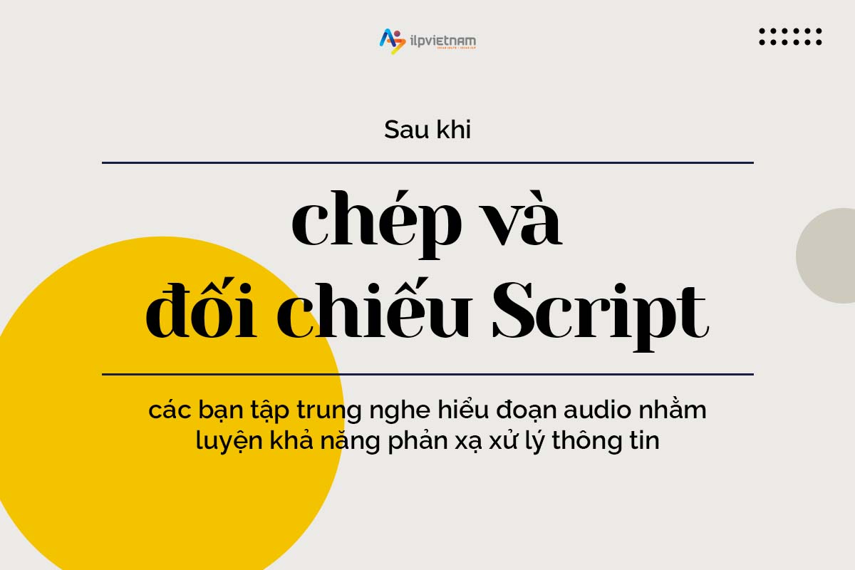 nghe lại audio sau khi nghe chép chính tả