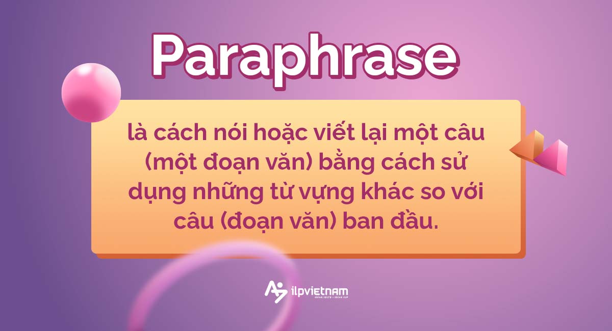 kỹ thuật paraphrase là gì