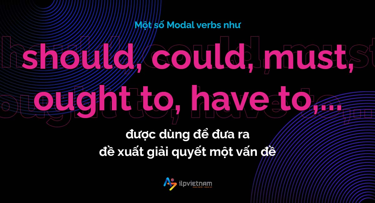 modal verbs dùng để gợi ý