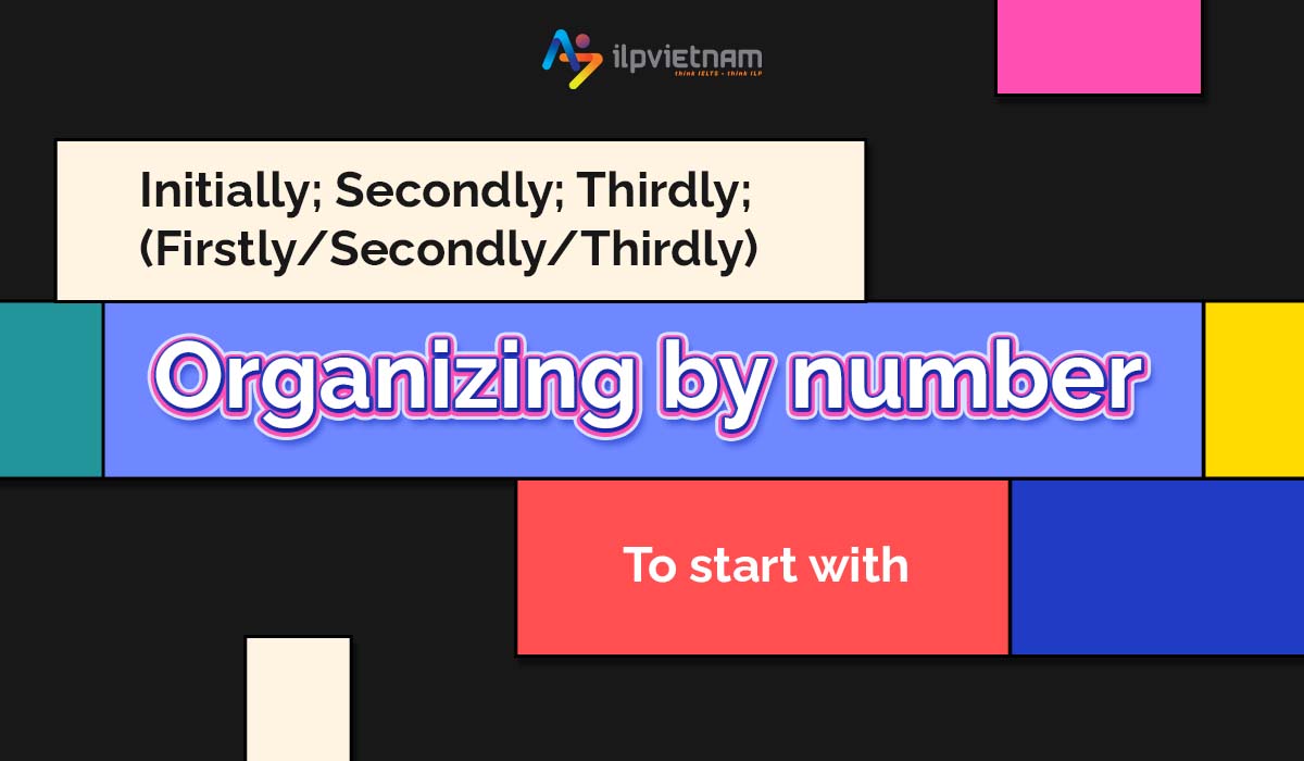 sequencing words thường dùng - organizing number