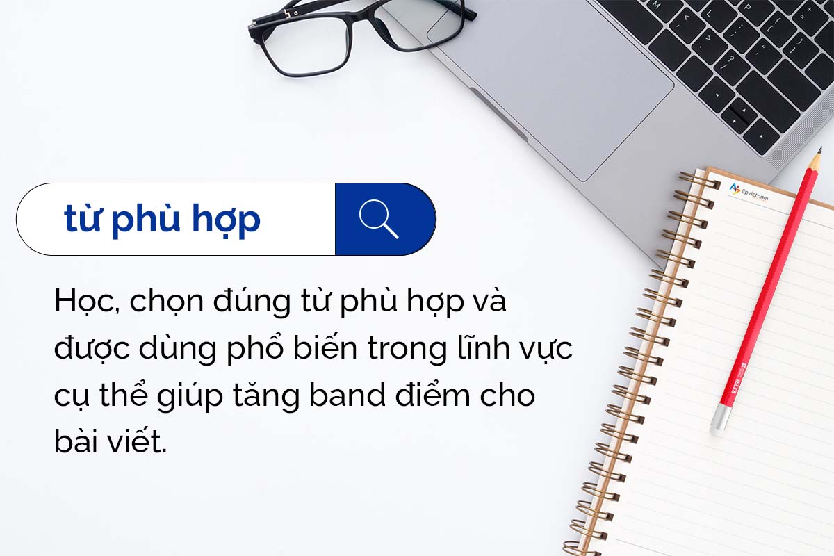 chọn đúng từ vựng để tăng band điểm