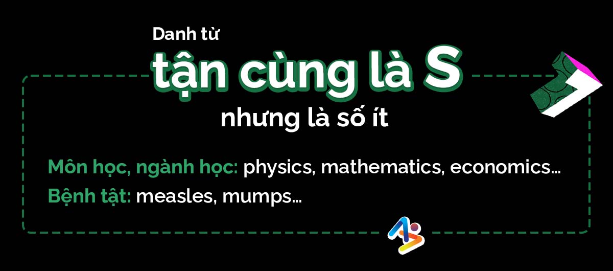 danh từ tận cùng là s nhưng là số ít