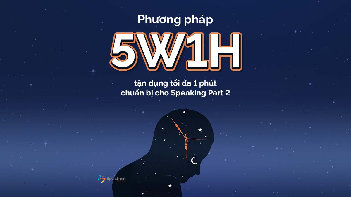 PHƯƠNG PHÁP 5W1H TẬN DỤNG TỐI ĐA 1 PHÚT CHUẨN BỊ CHO SPEAKING PART 2