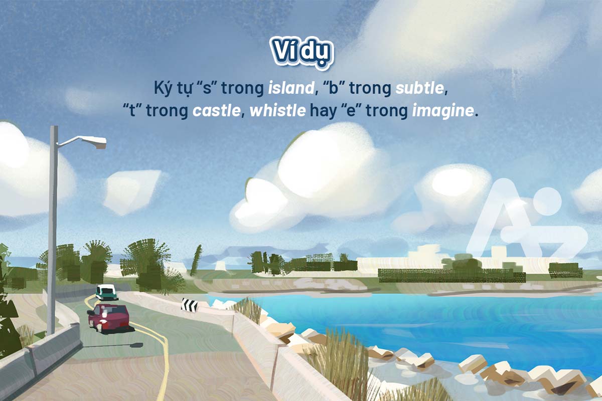 ví dụ về âm câm trong tiếng anh 1