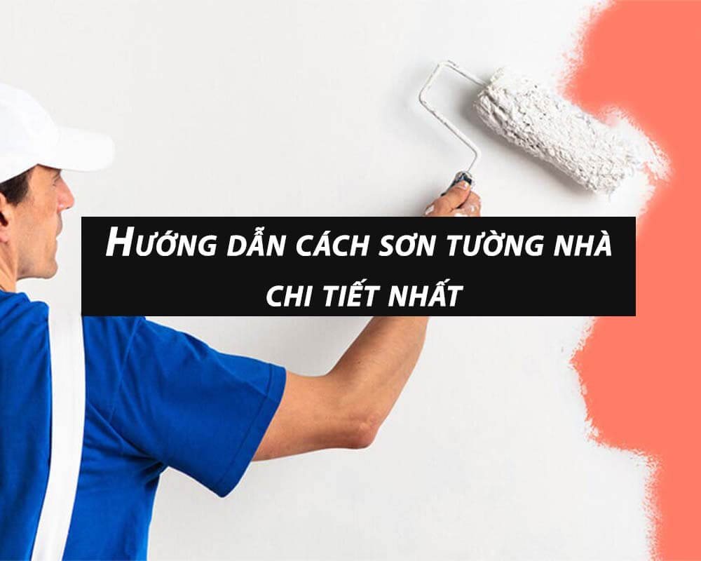 cách sơn tường nhà