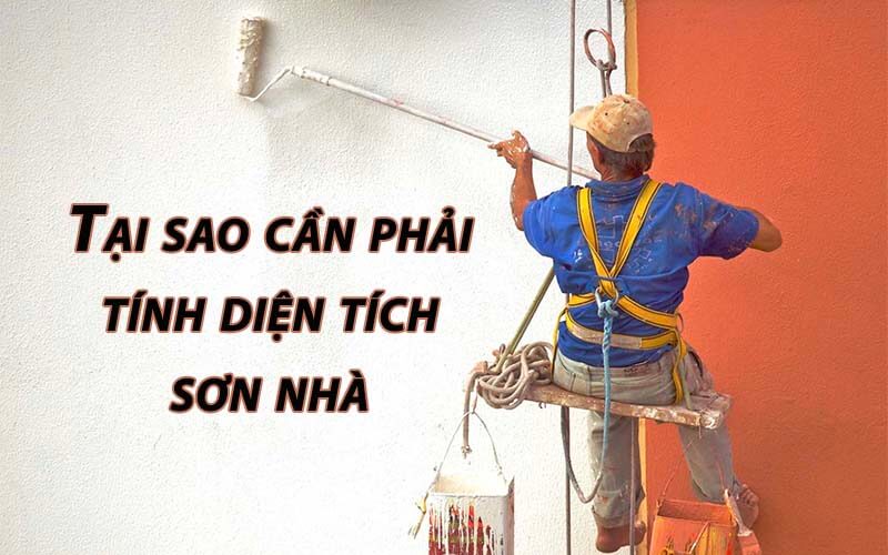 cách tính diện tích sơn nhà