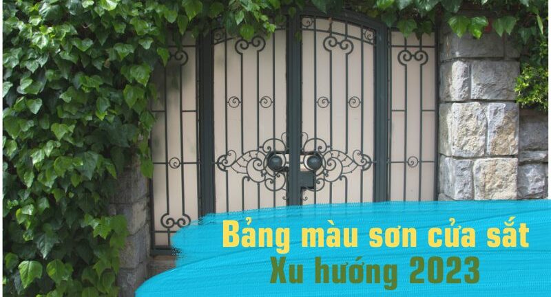 bảng màu sơn cửa sắt đẹp