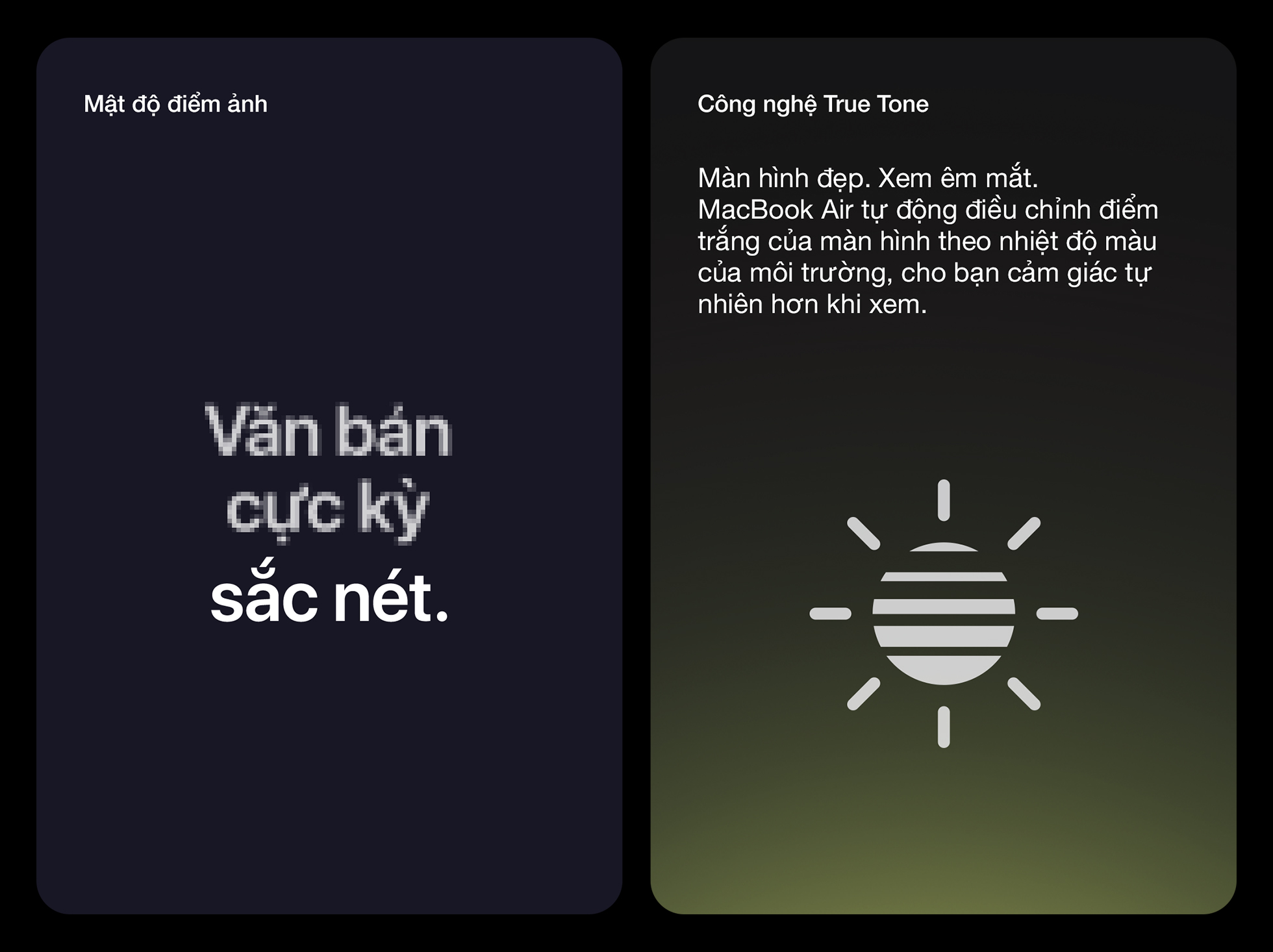 MacBook Air M1 2020 - True Tone MacBook Air M1 2020 - True Tone