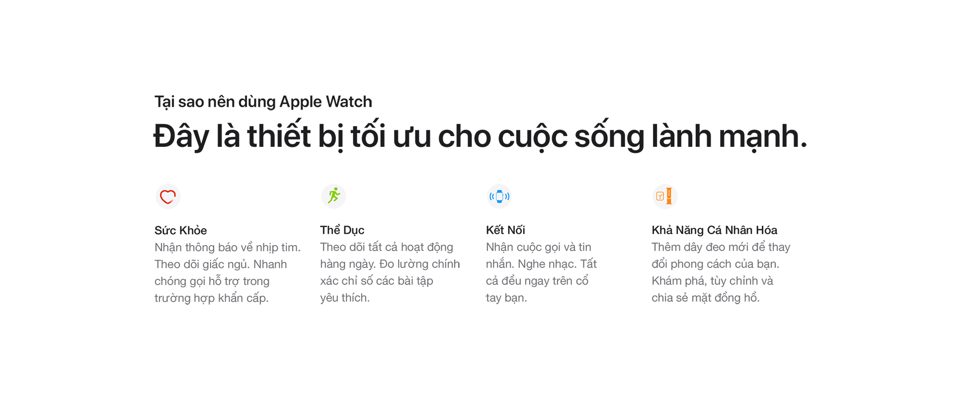 Apple Watch Series 7 LTE 41mm - Tại sao nên dùng Apple Watch