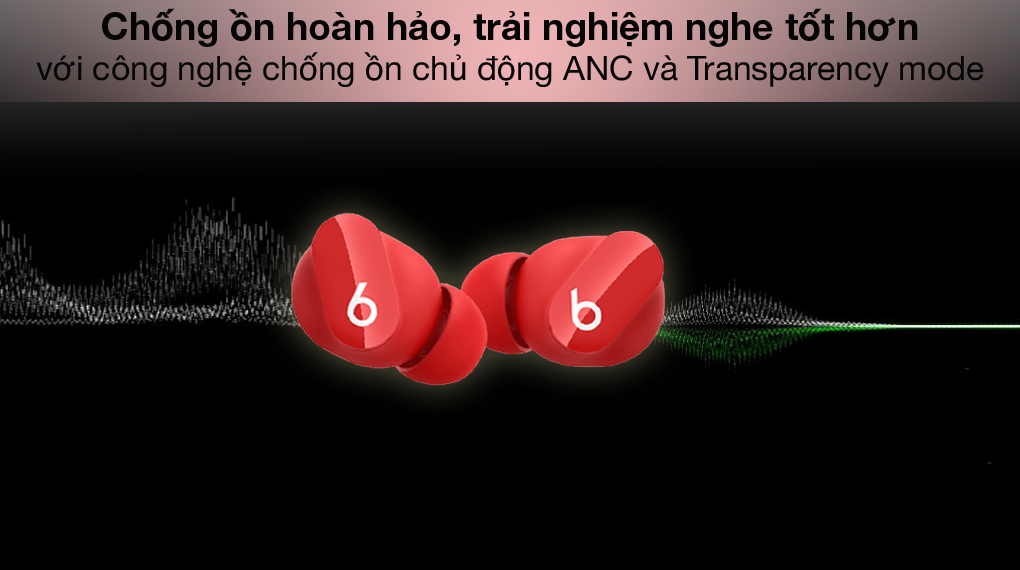 Chống ồn - Beats Studio Buds MJ503 Đỏ Chống ồn - Beats Studio Buds MJ503 Đỏ