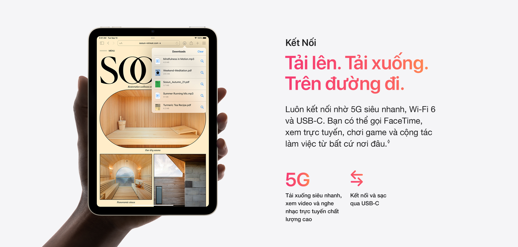 iPad mini 6 kết nối