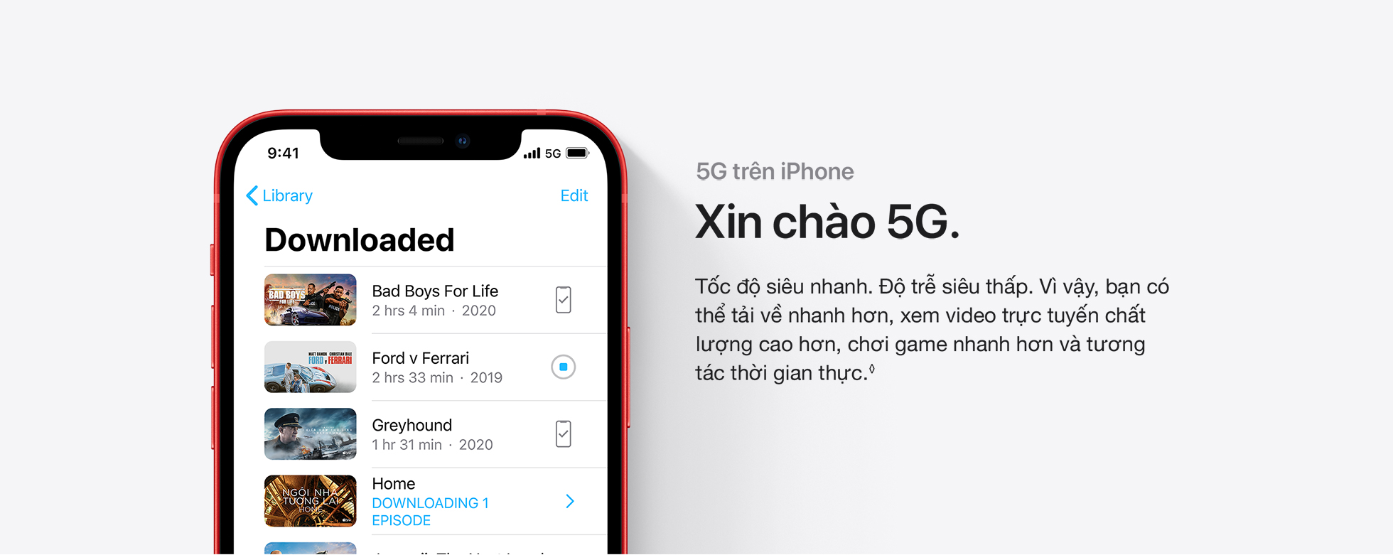 iPhone 12 mini Kết nối 5G