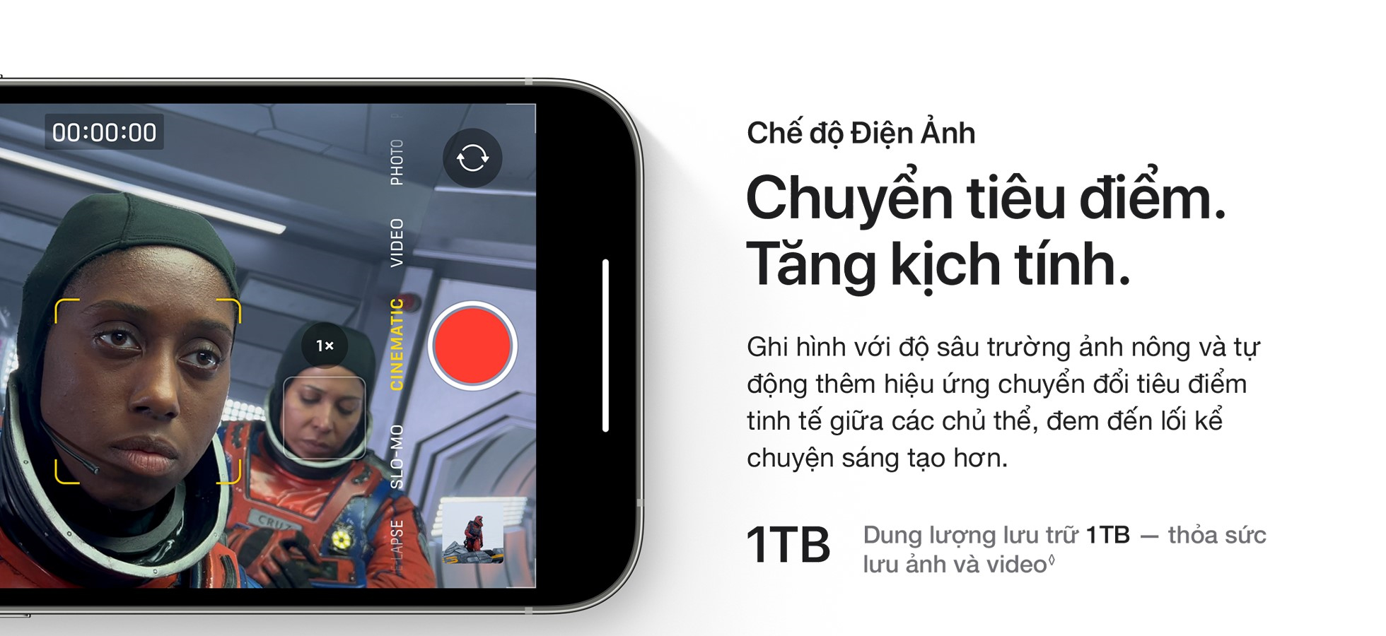 iPhone 13 Pro Max Chế Độ Điện Ảnh