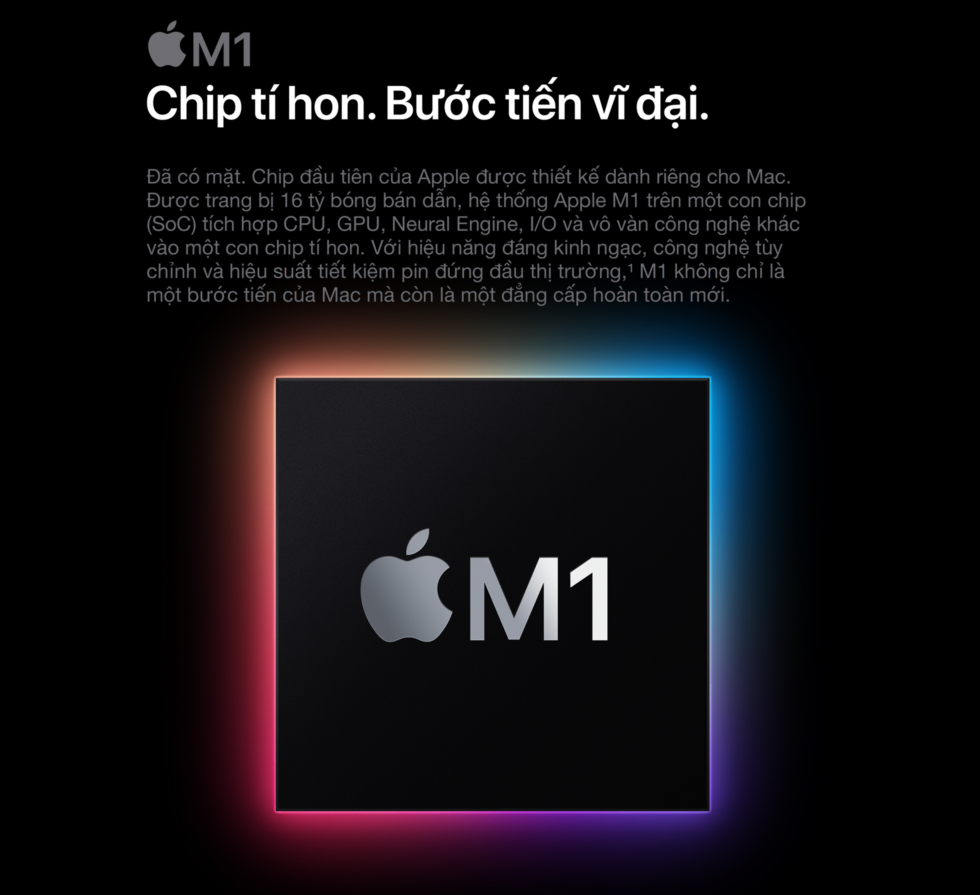 Mac mini M1 2020 - Chip Apple M1