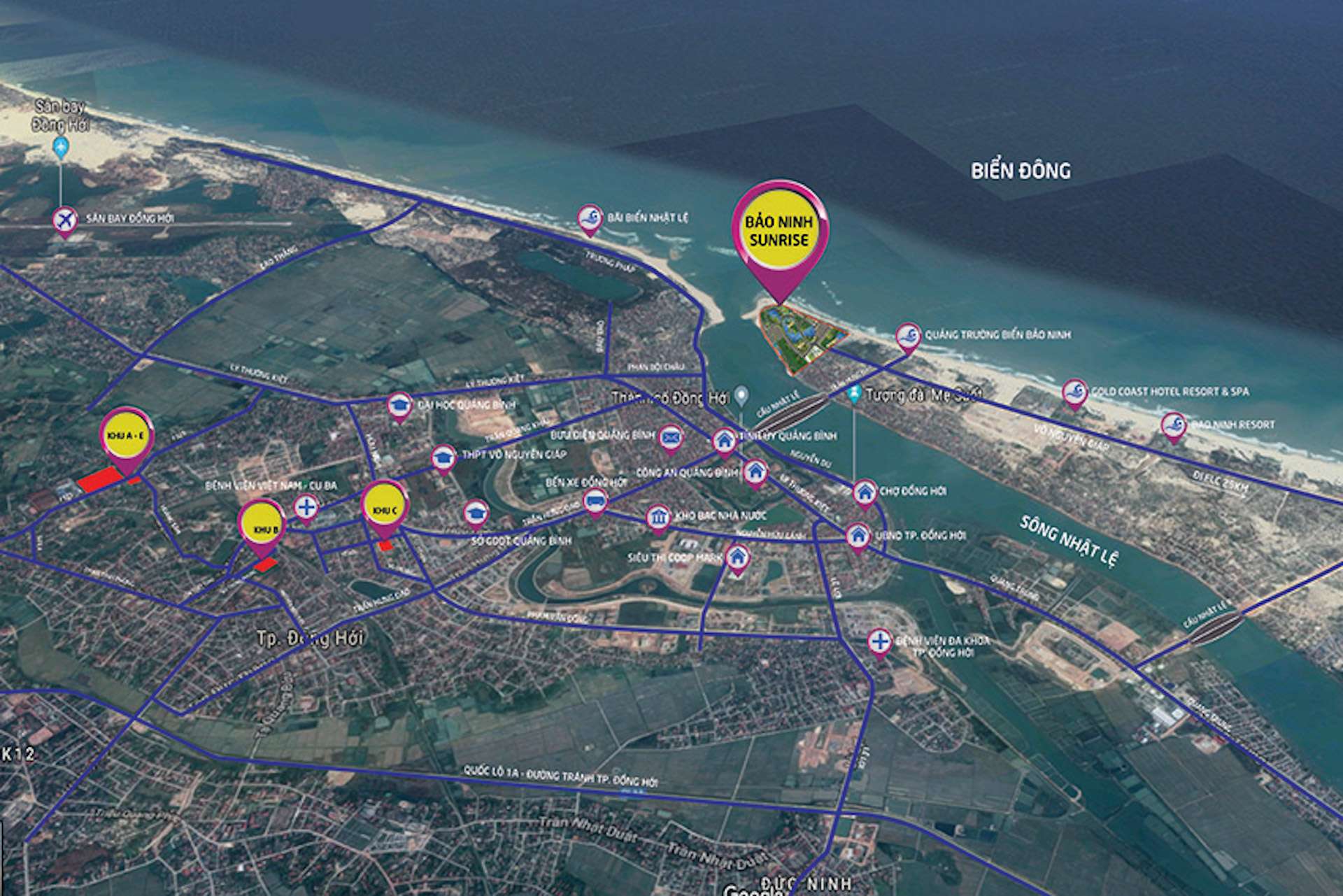 Map KHU NHÀ Ở<BR/>THƯƠNG MẠI TRƯỜNG THỊNH - Đất xanh Đà Nẵng