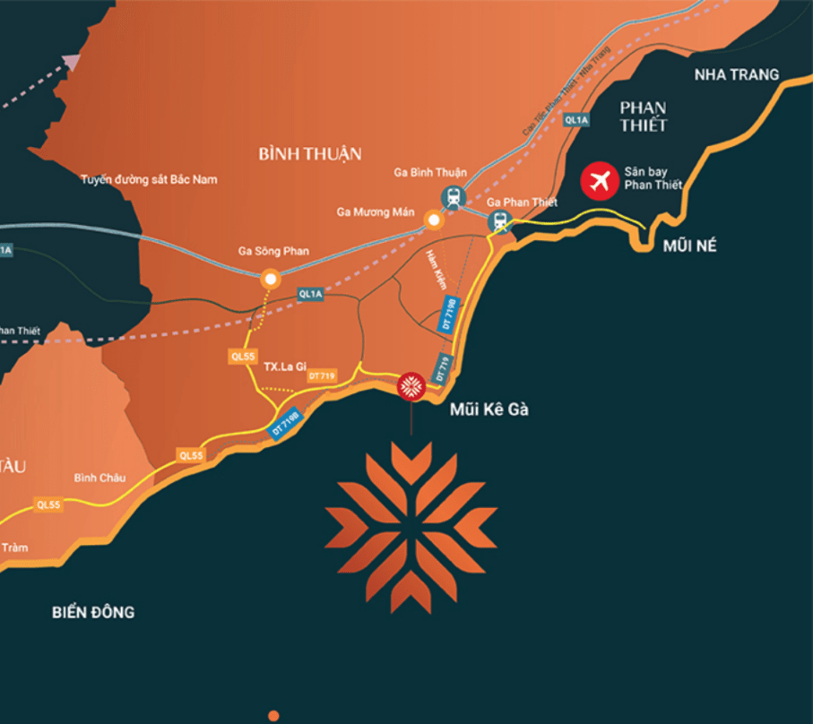 Map THANH LONG BAY - Đất xanh Đà Nẵng