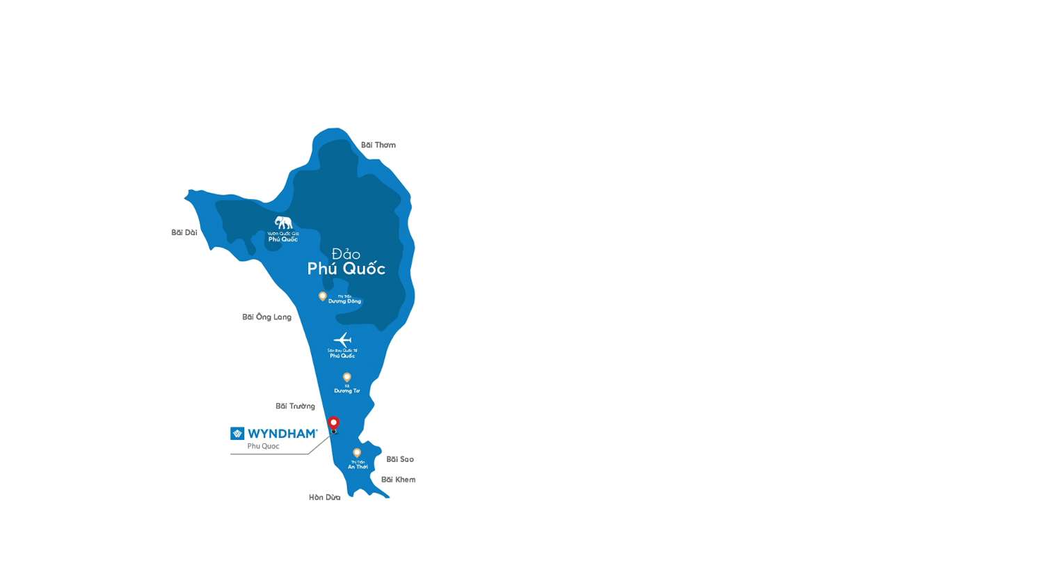 Map WYNDHAM PHÚ QUỐC - Đất xanh Đà Nẵng