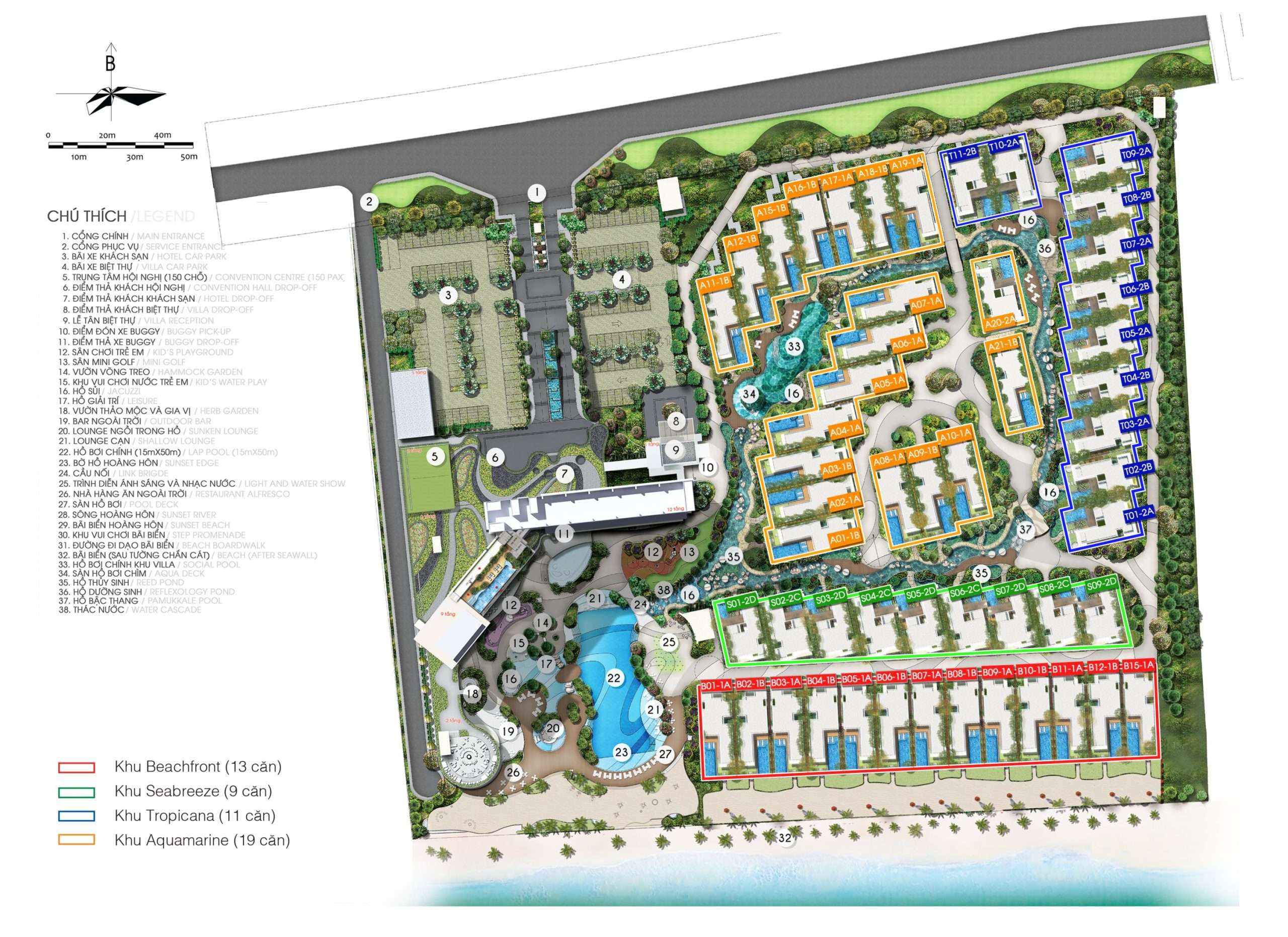 Map ANGSANA RESIDENCES HỒ TRÀM - Đất xanh Đà Nẵng