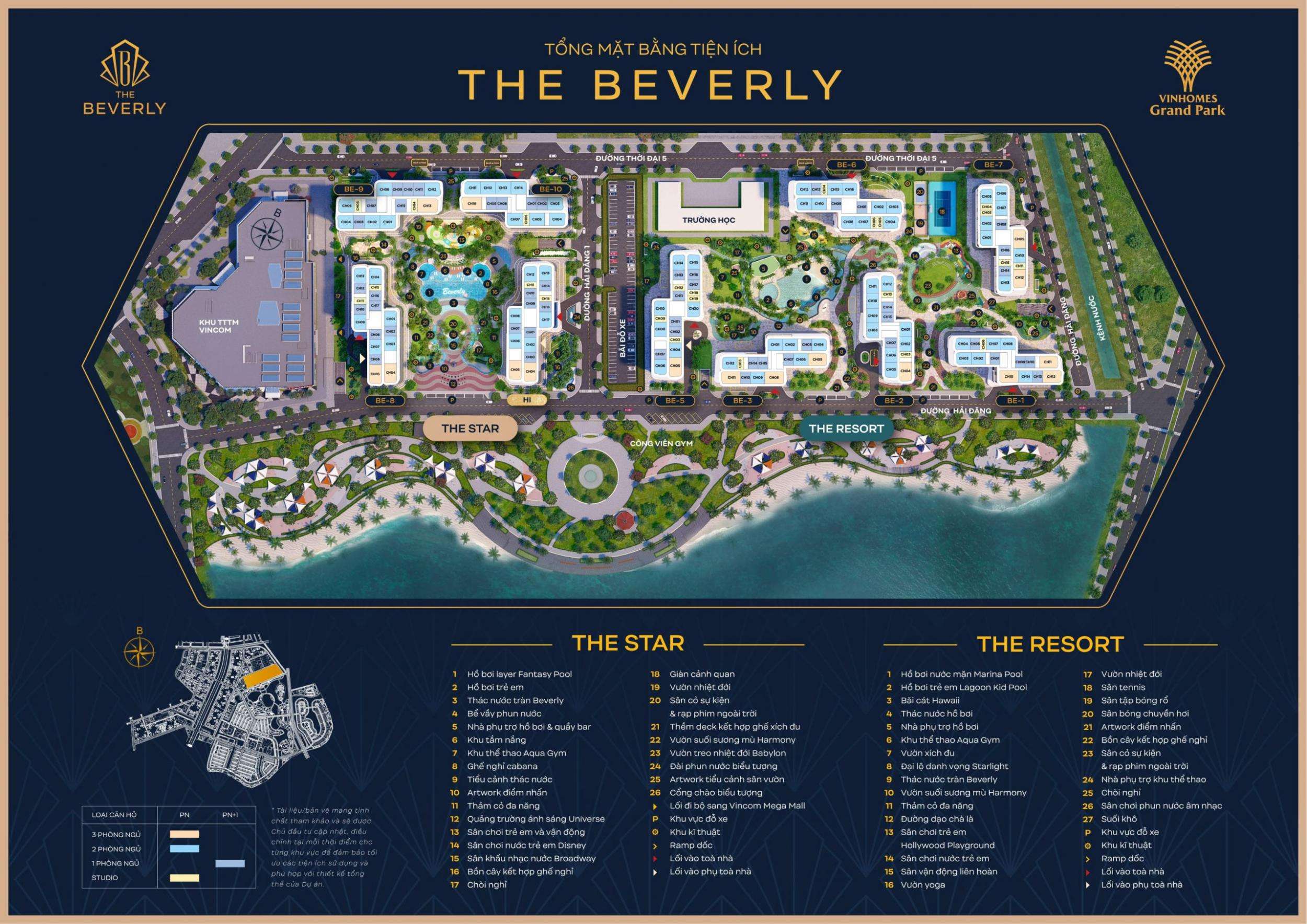Map THE BEVERLY VINHOMES GRAND PARK - Đất xanh Đà Nẵng