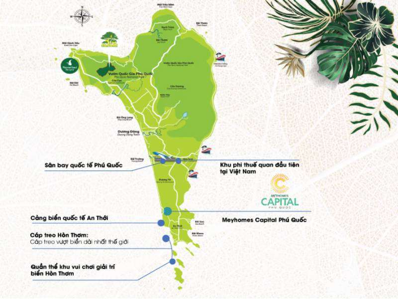 Map MEYHOMES CAPITAL PHÚ QUỐC - Đất xanh Đà Nẵng