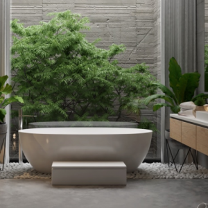 Bộ phòng tắm gỗ tự nhiên