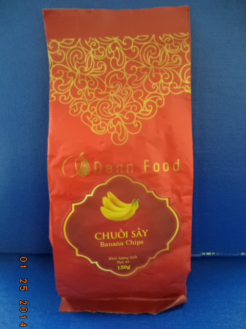 Vietnam High-Quality Banana Chips 150g