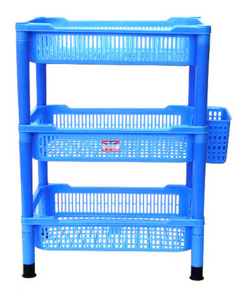 Vietnam 3-Tier Plastic Kitchen Rack