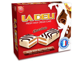 La Deli Chocolate Fresh Milk Cream Cake 230g