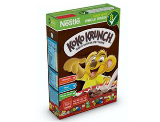 Nestle Koko Krunch breakfast cereal chocolate flavor