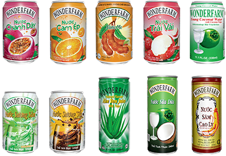 Vietnam FMCG distributors -Oranges, passion fruit, tamarind, litchi drink