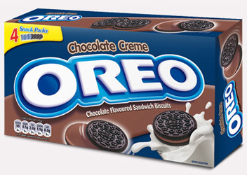 Oreo Chocolate Milk Sandwich Cookies Box 137 gr x 24