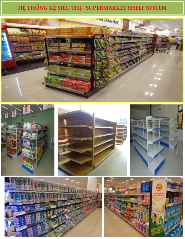 VIETNAM HIGH-QUALITY SUPERMARKET SHELF SYSTEM