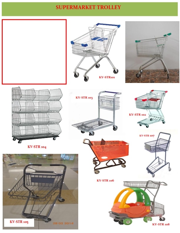 Vietnam shopping trolley,shopping cart, supermarket trolley/cart