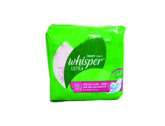 Whisper Sanitary Napkin Regular Flow Wing