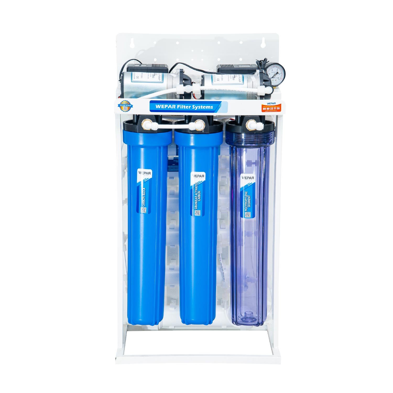 Máy lọc RO bán công nghiệp 80 L/H – Không bình áp – Không tủ