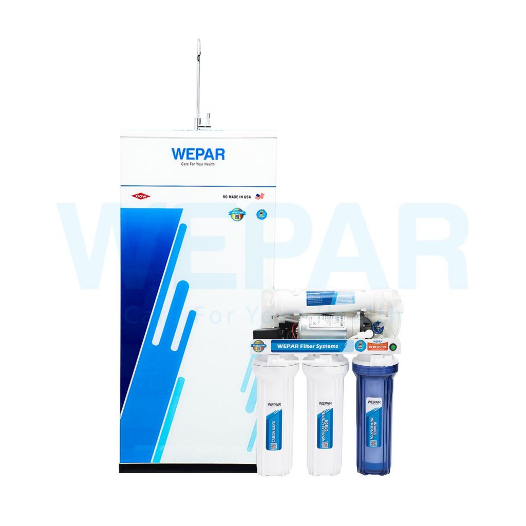 may-loc-nuoc-ro-5-cap-wepar-co-tu-kcl-trang